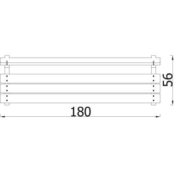 Sitzbank mit Stahlprofil