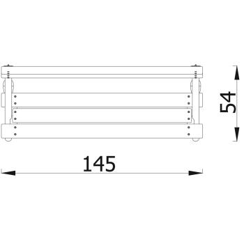 Sitzbank Eska, schwarz