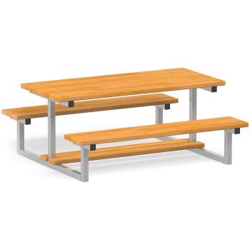 Sitzgruppe ohne Rückenlehne