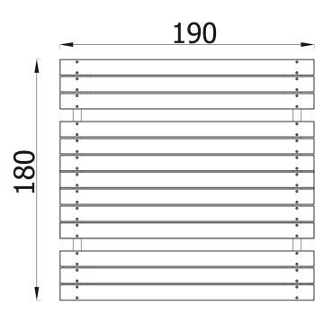 Sitzgruppe ohne Rückenlehne