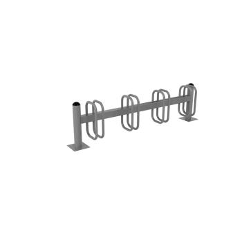 Fahrradständer 4er, grau