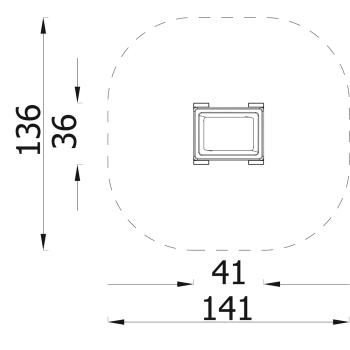 Terra Pflanzkasten mit Einsatz, flach