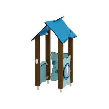 Urbi H Set 1 - B (Wände pastelltürkis)