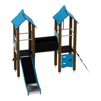 Urbi H Set 4 - B (Wände pastelltürkis)