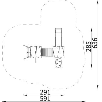 Urbi H Set 4 - B (Wände pastelltürkis)