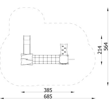 Urbi H Set 6 - B (Wände pastelltürkis)