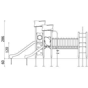 Urbi H Set 8 - A (Wände altrosa)