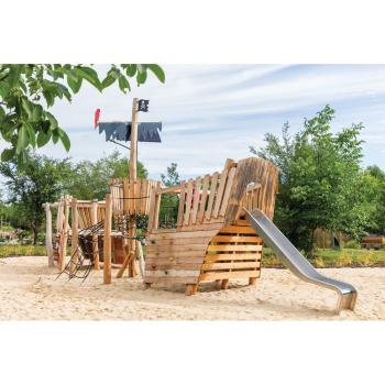 Robinio Schiff Kapitän Schwarzbart