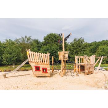 Robinio Schiff Kapitän Schwarzbart