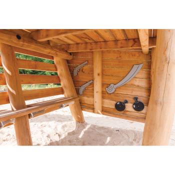 Robinio Schiff Kapitän Schwarzbart