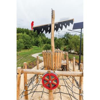 Robinio Schiff Kapitän Schwarzbart