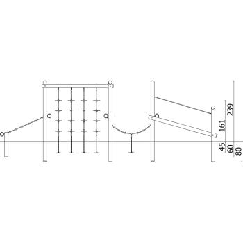 Robinio Balancierstrecke