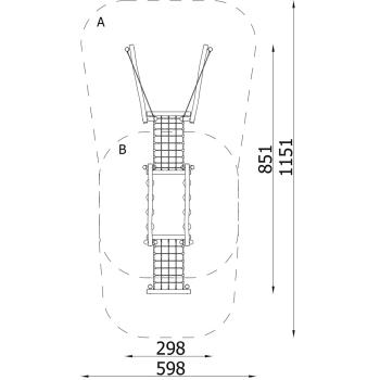 Robinio Balancierstrecke
