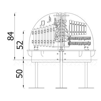 Mini-Insel Musikstation