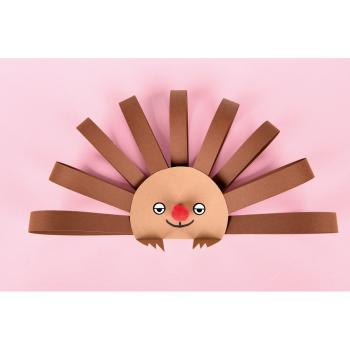 Lustiger Papier-Igel