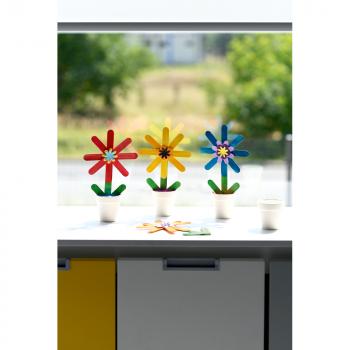 Bunte Stifte aus Holzstäben