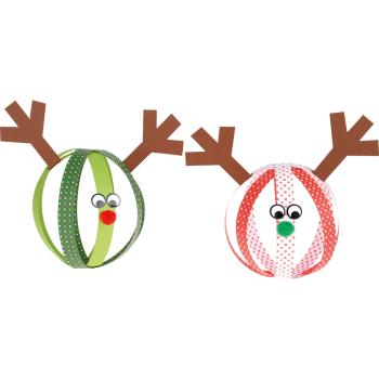 Weihnachtskugel-Rentier