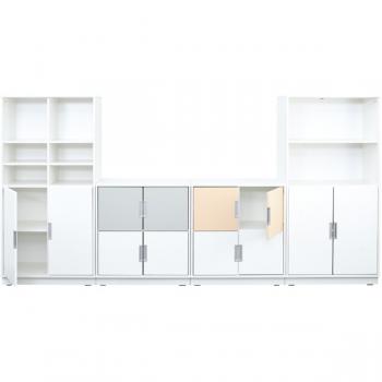 Möbelsatz Quadro 83-180°, weiss