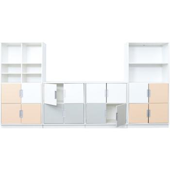 Möbelsatz Quadro 85-180°, weiss