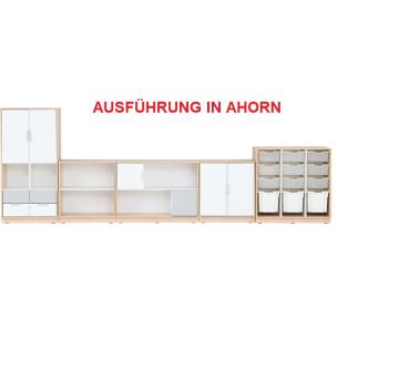 Möbelsatz Quadro 180W-180° - weiss