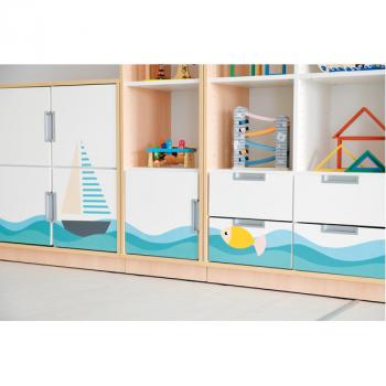 Quadro - Themenschrankset Meer, Ahorn (Neu SET6395-NPU)