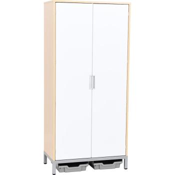 Töpfchenschrank für 12 Töpfchen, weiss