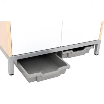 Töpfchenschrank für 12 Töpfchen, weiss