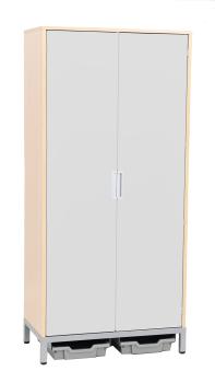 Töpfchenschrank für 12 Töpfchen, grau