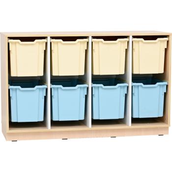 Regal M + 8 Behälter, B 138