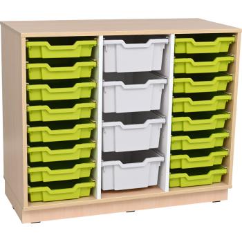 Regal M + 20 diverse Behälter (Quadro 207)