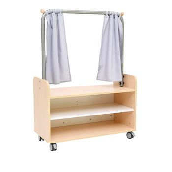 Quadro Mobiles Theater, Acrylspiegel als Rückwand (Quadro 277)