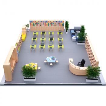 Bibliothek und Leseraum Flexi