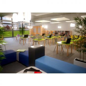 Bibliothek und Leseraum Flexi