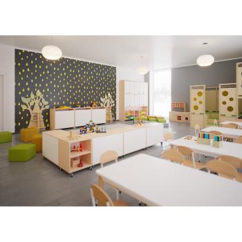 Grande - Kindergartenraum mit Hochebene Bianca