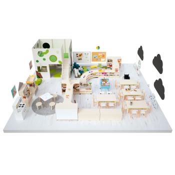 Quadro-Kindergartenzimmer mit Flora-Ecke