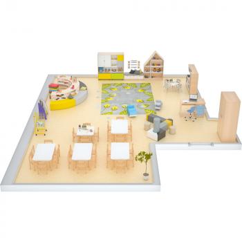 Kindergarten-Gruppenraum Quadro