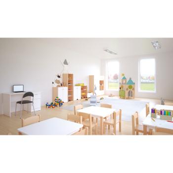 Krippe-Gruppenraum mit Möbelsatz Bauernhof