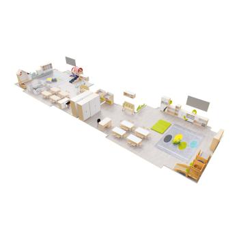 Kinderzimmer Quadro mit Flora-Set