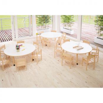 Krippe Gruppenraum Quadro mit Sensorischer Ritterburg