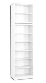 Regalwand, T 48, 1-reihig - weiss (Grande 39W)
