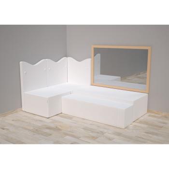 Snoezel-Ecke 2, mit Sitzen und Spiegel, SH 30/35 cm