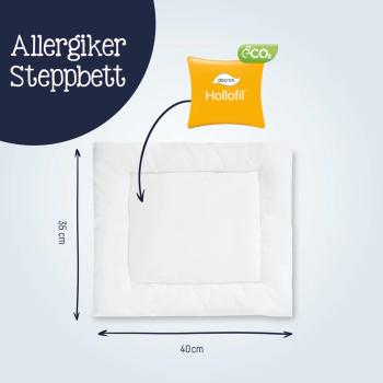 Steppbett Kissen, Hygiena