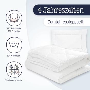 Kindersteppbett-Set, 4 Jahreszeiten, 100x135 + 40x60 cm