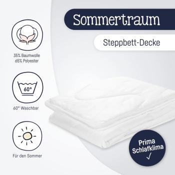 Steppbett Decke, Sommertraum