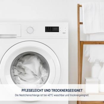 Bettschlange Classic uni, L 180