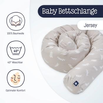 Bettschlange Jersey, L 180