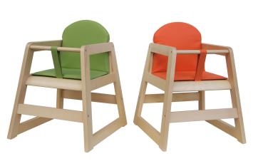 Hochstuhl NEST Quadro mit Sitzpolster