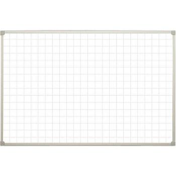 Magnetisches Whiteboard mit Aufdruck, einfach, kariert