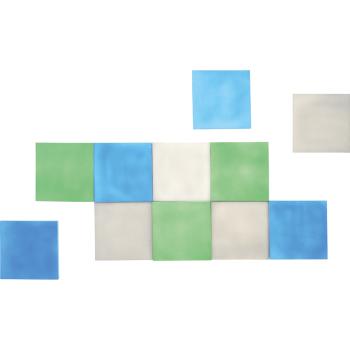 Akustik-Wandpaneele-Set 5, Quadrate