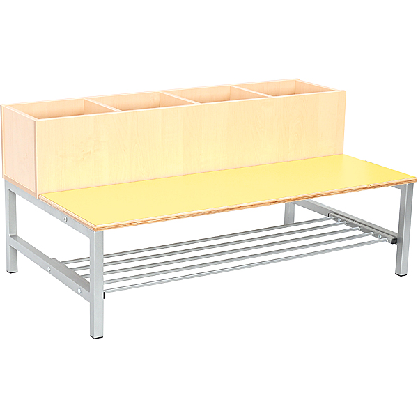 MyTibo GmbH - Bank mit Fächern Flexi 4, Sitzhöhe: 26 cm, Fachbreite 28